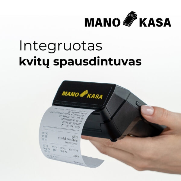 „Mano kasa“ mobilus kasos aparatas su i.EKA virtualia fiskalizacija